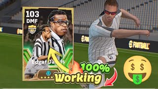 Trick To Get 103 Rated Epic Edgar Davids In eFootball 2025 Mobile 100 Working 100 Epic 🤑 [upl. by Eibbed]