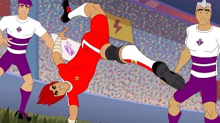 SUPA STRIKAS Po Polsku  Do góry nogami  Odcinek 57  Piłkarskie Rozgrywki [upl. by Aiceled]