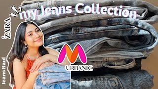 Myntra HighWaist Jeans TryOn Haul WideLeg Straight Fit amp Bootcut JeansRenigraphy [upl. by Bose799]