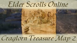 Craglorn Treasure Map 2 Elder Scrolls Online ESO ii [upl. by Tychon901]