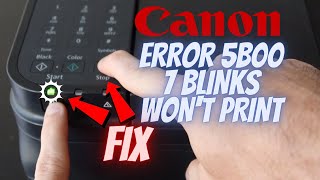 Canon Error 5B00 Reset SOLVED Ink Waste Counter  Support Code 5B00 5800 Pixma G4200 7 Blinks [upl. by Elden119]