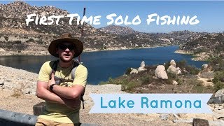 First Time Solo Fishing Lake Ramona [upl. by Featherstone]