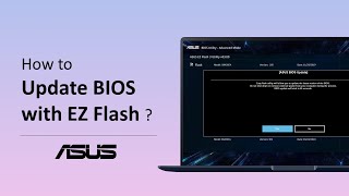 How to Update Notebook BIOS with EZ Flash  ASUS SUPPORT [upl. by Hull91]