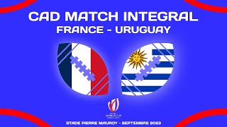 France  Uruguay  Coupe du Monde Rugby 2023  Commentaires AD  Match Complet 14092023 [upl. by Alwitt]