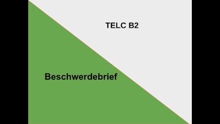 Beschwerdebrief Telc B2 [upl. by Analaj]