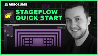 Stageflow Quick Start  LED Screen Mapping  Resolume Plugin Tutorial [upl. by Nisaj]