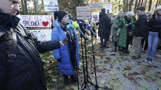 Prosvjed Stop spalionici Rebro građanske inicijative Maksimir za Zagreb [upl. by Tine794]