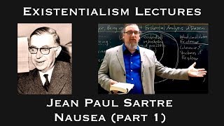 JeanPaul Sartre  Nausea part 1  Existentialist Philosophy amp Literature [upl. by Attikram652]