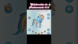 Party RainbowDash Ponyversary 12 of MyLittlePonyMagicPrincess by Gameloft [upl. by Behlke]