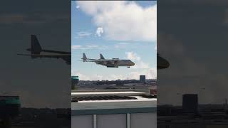 ANTONOV AN 225 MRIYA LANDING AT Liberty Airport shorts [upl. by Nylcsoj]