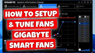 How To Setup amp Tune PC Fans For Gigabyte Motherboards With Aorus SIV APP In Windows [upl. by Sisile]