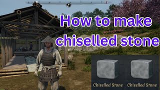 how to make chiselled stone in Sengoku dynasty [upl. by Zela635]