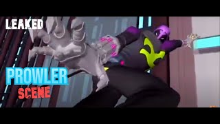 SPIDER VERSE BEYOND THE SPIDER VERSE PROWLER SCENE LEAKED [upl. by Wendin160]