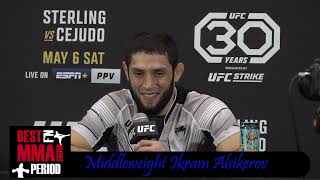 Ikram Aliskerov UFC 288 Post Fight Interview [upl. by Hgielyak]