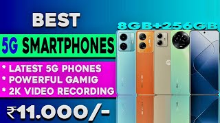 Top 5 Best 5G Smartphone Under 11000 in 2024  120hz Display Smooth Gaming Best 5g Phone under 10K [upl. by Wells]