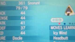 Shiny Snorunt  Evolution in Pokemon X [upl. by Eeral]