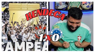 REACT CORINTHIANS 1X0 CRUZEIRO TIMÃO É HENDECA CAMPEÃO DA COPINHA [upl. by Bahe]