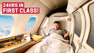 24hrs in Worlds Best First Class Flight [upl. by Ahsennek]