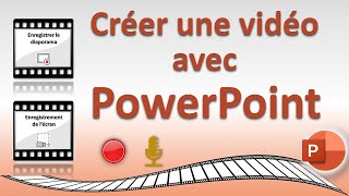 Comment faire une vidéo avec PowerPoint pour enregistrer un tutoriel ou un diaporama avec narration [upl. by Tris]