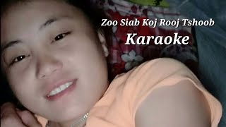 Zoo siab koj rooj tshoob Karaoke [upl. by Akenn135]