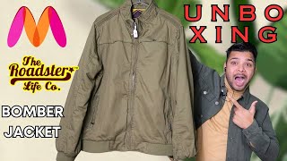 Myntra Solid Bomber Jacket for Men  Review  Best Solid Winter Jackets for Mountains [upl. by Ycnej509]