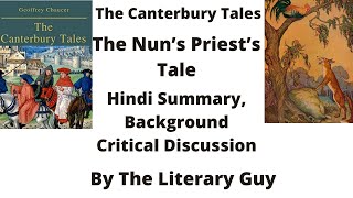 The Nun’s Priest’s Tale In Hindi Background Summary and Analysis Part1 Hindi Main [upl. by Htidra600]