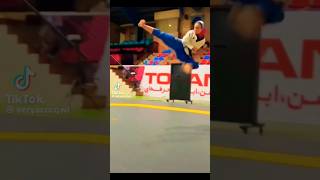 karate Kung Fu wushu martial arts legs kicks training Shaolin extraordinary acrobat acrobatics [upl. by Tremain401]