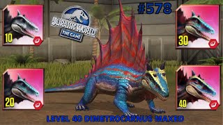 Level 40 Dimetrocarnus Maxed  Jurassic World The Game  EP 578 [upl. by Assirolc757]