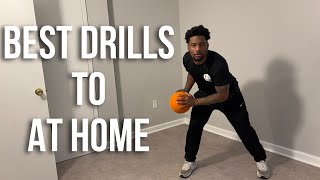 5 BEST Ball Handling Drills You Can Do AT HOME [upl. by Boorer843]