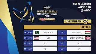 WBSC Blind Baseball International Cup 2024  Field I [upl. by Iffar]