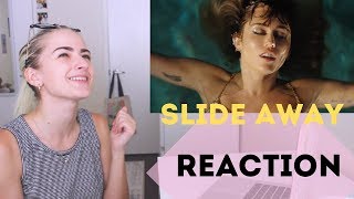 Slide Away  Miley Cyrus  Music Video Reaction [upl. by Atig]