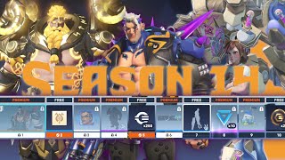 Checking Out Season 14 Battlepass and Shop Items in Overwatch 2 [upl. by Gerdy]