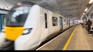 Getting on this Cambridge ThamesLink train to Farringdon  London Trip  01112024 [upl. by Ahsirat433]