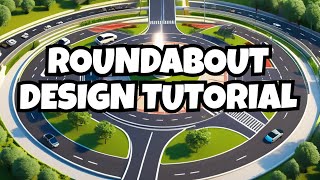 Designing a Roundabout in Civil 3D Step by Step [upl. by Alvera]