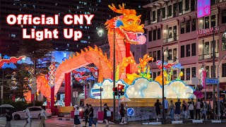 PM Lee Hsien Loong at the Official CNY Light Up at Chinatown Year Of The Dragon [upl. by Alasdair]