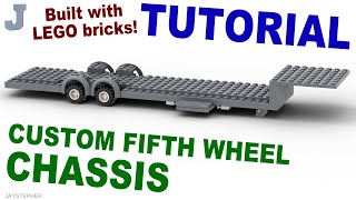 Tutorial  LEGO Fifth Wheel Chassis 1  12 [upl. by Eenahc]