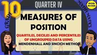 QUARTILES DECILES AND PERCENTILES OF UNGROUPED DATA USING MENDENHALL AND SINCICH METHOD [upl. by Yellas]