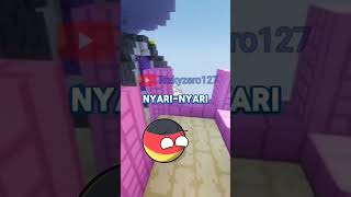 Resiko indo gak pakai peci 😱countryballs germany empire Chase polandball shorts [upl. by Enohsal255]