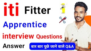 iti fitter apprentice interview questions  answer in hindi  iti fitter interview questions 2023 [upl. by Orban]