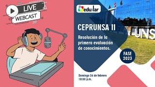 SOLUCIONARIO EXAMEN CEPRUNSA II FASE 2023  1ERA EVALUACIÓN [upl. by Kcirrej104]