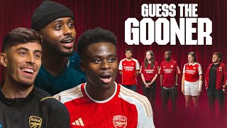 GUESS THE GOONER 2  Bukayo Saka Kai Havertz Sharky amp Frimmy [upl. by Myo]