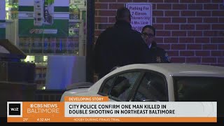 Man killed in Northeast Baltimore double shooting [upl. by Yelik718]