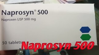 Naprosyn 500   Naproxen USP 500 mg  কাজ এবং ডোজ [upl. by Artemla927]