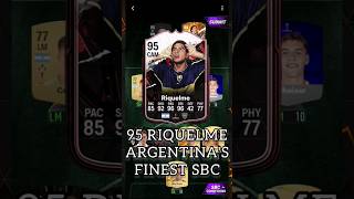 ARGENTINAS FINEST SBC  95 RIQUELME MADFUT 24 SBC madfut shorts [upl. by Maleeny158]