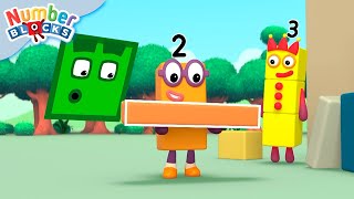 Numberblocks en Español  Episodios completos  RECTÁNGULOS y FORMAS GEOMÉTRICAS [upl. by Rhpotsirhc]