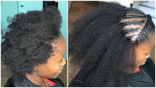 WOW Natural Crochet hairstyle for Short natural hair Looks like her hair  Crochet braids styles [upl. by Yrrab]