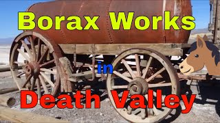 Harmony Borax Works Interpretive Trail  20 mule team wagon  Death Valley National Park [upl. by Demha443]