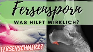 Fersensporn Effektive Übungen bei Fersenschmerzen Plantarfasziitis  Fersensporn [upl. by Hobart]