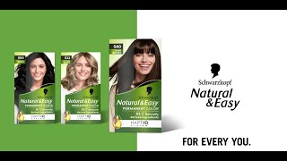 Natural amp Easy  Naturligt färgresultat och ingredienser av naturligt ursprung [upl. by Inanaup160]