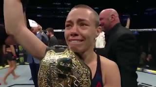 UFC 217 Rose Namajunas Octagon Interview [upl. by Anaicul]